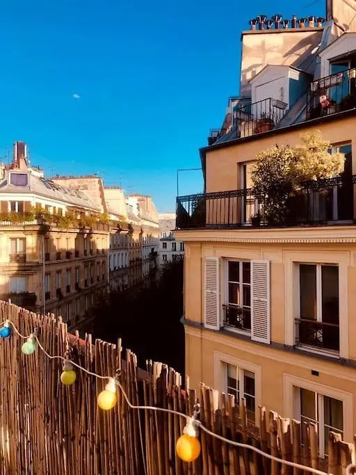 Charming Terrace In Paris 2 Apartment