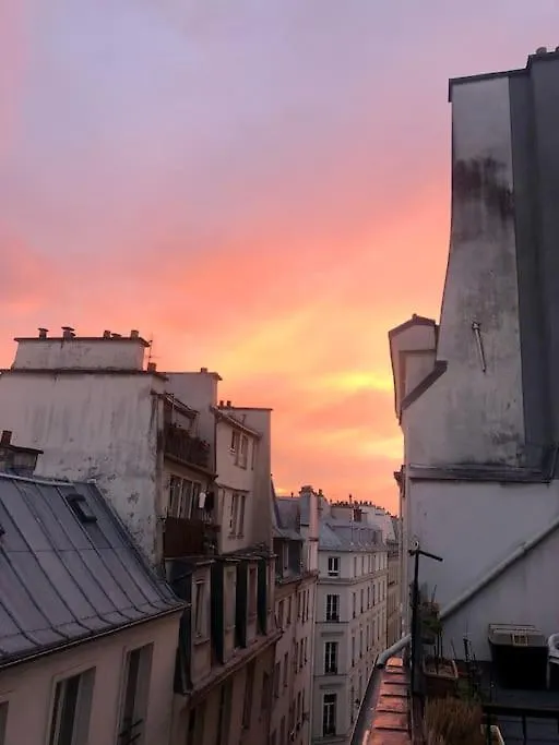 Charming Terrace In Paris 2 Apartment
