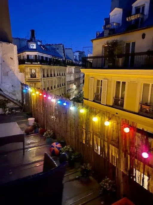 Charming Terrace In Paris 2 Apartment